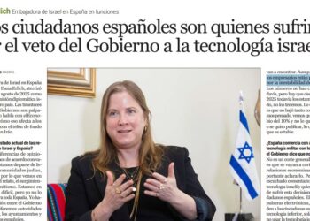 La entrevista de la encargada de Negocios de Israel en las páginas de 'El Economista'.