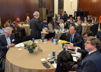 Numerosos empresarios españoles asistieron al evento./ Foto: DN