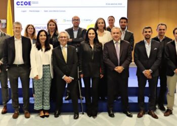 Participantes en el Encuentro Empresarial en CEOE con gestores colombianos de capital privado./ Foto: Cortesía CEOE