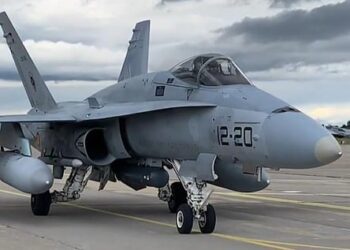 Spanish F-18s at Siauliai Air Base (Lithuania)./ Photo: Ministry of Defense