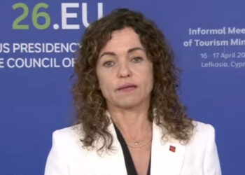 The Secretary of State for Tourism, Rosario Sánchez Grau, Secretary of State for Tourism, in an archive image