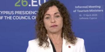 The Secretary of State for Tourism, Rosario Sánchez Grau, Secretary of State for Tourism, in an archive image