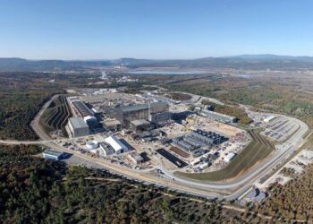 Aerial view of the ITER complex in Cadarache (France)./ Photo: ITER