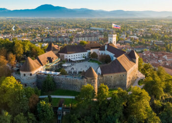 Castillo de la capital eslovena, Liubliana. /Foto: Cortesía de la Embajada de Eslovenia