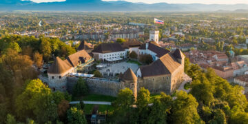 Castillo de la capital eslovena, Liubliana. /Foto: Cortesía de la Embajada de Eslovenia