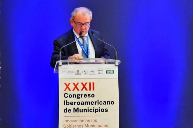 Narciso Casado, during his speech./ Photo: CEIB
