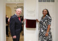 Benjamin Leon, Jr., U.S. Ambassador, and U.S. Consul General in Barcelona, Lia Miller, inaugurate the Ruth Davis Room. /Photo: Courtesy of the United States Embassy