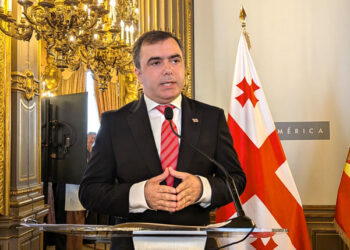 The ambassador of Georgia, Alexander Chkuaseli, highlighted the good state of relations with Spain. /Photos: JDL