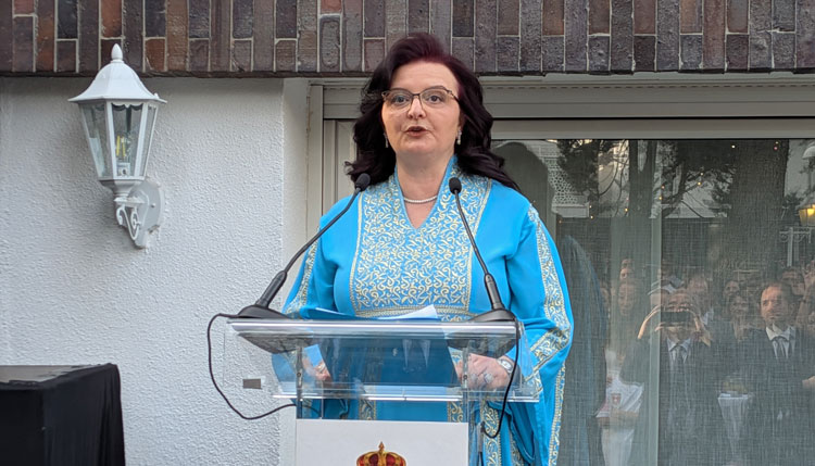 Jordan’s ambassador, Raghad A. Al Saqqa, was very excited about the large guest attendance at the reception. /Photos: JDL