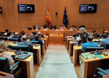 Presentation at the Congress of Deputies of the Annual Report of the Spanish Commission for Refugee Aid 2026. /Photo: Fernando Arribas