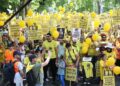 Participants in last year's event./ Photo: Courtesy of Peaceful Actions