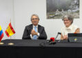 The ambassador of Colombia, Eduardo Ávila Navarrete, together with the deputy minister of Heritage, Memories and Cultural Governance, Saia Vergara. /Photos: JDL