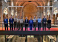 Teams from the Ministry of Defence and the Barcelona Supercomputing Center-National Supercomputing Center (BSC-CNS) during the presentation