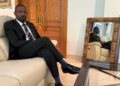Amgad Fareid Eltayeb, asesor del presidente de Sudán, durante la entrevista./ Foto: AR