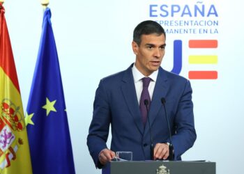 The Spanish Prime Minister on Friday in Brussels, after the European Council meeting. / Photo: Moncloa pool / Fernando Calvo. Brussels (Belgium)