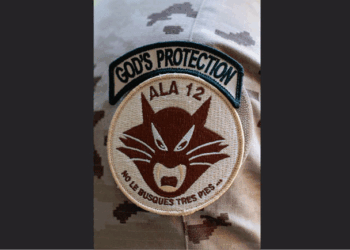 Spanish Air Force 'Ala 12' badge.