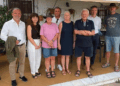Alex Ellis on his visit to the families affected by the fire in Almería. /Photo: Diario Sur