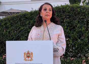 Ambassador of Morocco, Karima Benyaich, delivered a powerful speech to the guests at the reception. /Photos: JDL