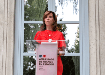 French Ambassador, Kareen Rispal, during her speech at the reception offered in her residence on the occasion of the French National Day. /Photos: Juan D. Latorre