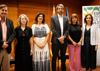 The Spanish delegation led by the Minister of Culture, Ernest Urtasun