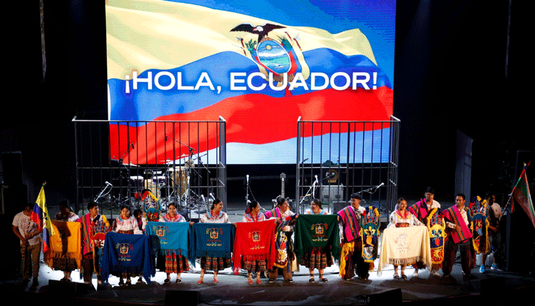 The music, literature and art of Ecuador, at the 13th La Mar de Músicas Festival in Cartagena, Murcia. /Photo: Courtesy of the Ecuadorian Embassy