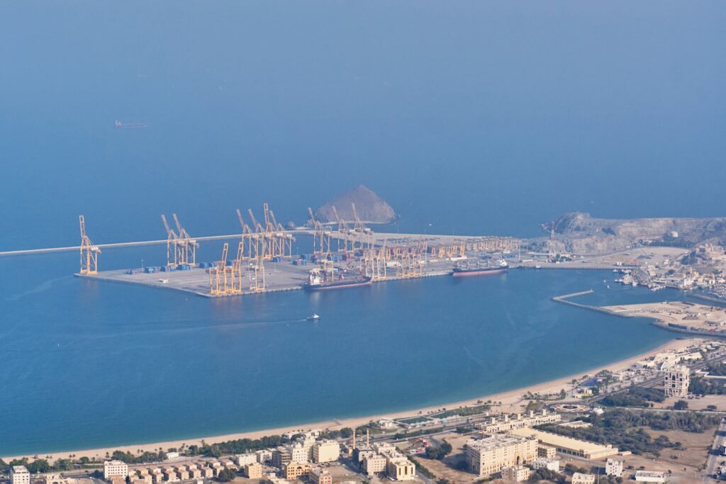 Puerto industrial de Fujairah./ Foto: Irina Kononova