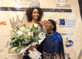 La ganadora del certamen, Juice Tavares, junto con la embajadora de Angola, Balbina Malheiros Dias da Silva. /Fotos: JDL