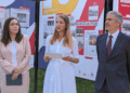 Raluca Mihaila, Chargé d'Affaires, a.i., of the Romanian Embassy (in the center), along with Clara Staicu, Romanian Secretary of State for European, Middle East and African Affairs, and Fernando Sampedro, Spanish Secretary of State for EU. /Photos: JDL