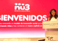 Paola Dávila-Pestana, CEO de la Fundación nu3, durante la presentación en Madrid. /Foto: JDL