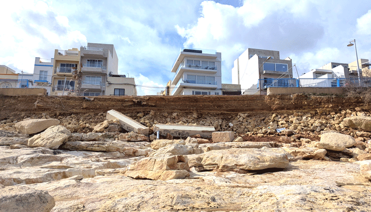 Damage caused by Storm Harry in Malta. /Photo: iStockPhoto