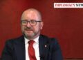 El embajador Joraj Tomaga durante la entrevista./ Imagen: DiplomacyNews