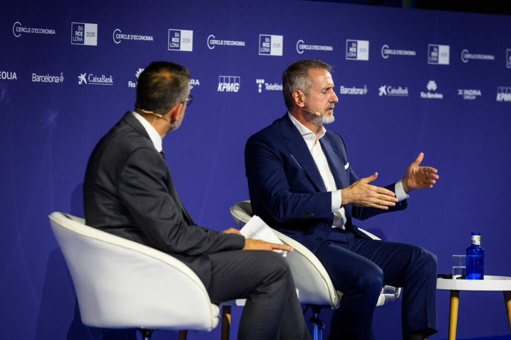 Marc Murtra, presidente de Telefónica, durante una reciente intervención en el Cercle d’Economia