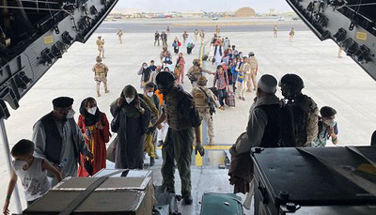 Time of evacuation, already five years ago