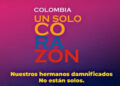 El embajador colombiano informa sobre las cuentas abiertas para ayudar a los afectados