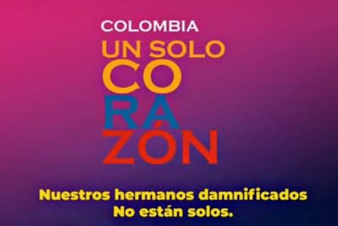 El embajador colombiano informa sobre las cuentas abiertas para ayudar a los afectados