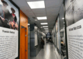 Installation of the photographic exhibition Echoes of Identity, a prominent initiative of the vice president of the Republic of Ecuador, María José Pinto. /Photos: Courtesy of the Consulate General of Ecuador in Madrid