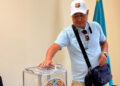 A Kazakh citizen votes in Spain. / Photo: Courtesy of the Embassy of Kazakhstan