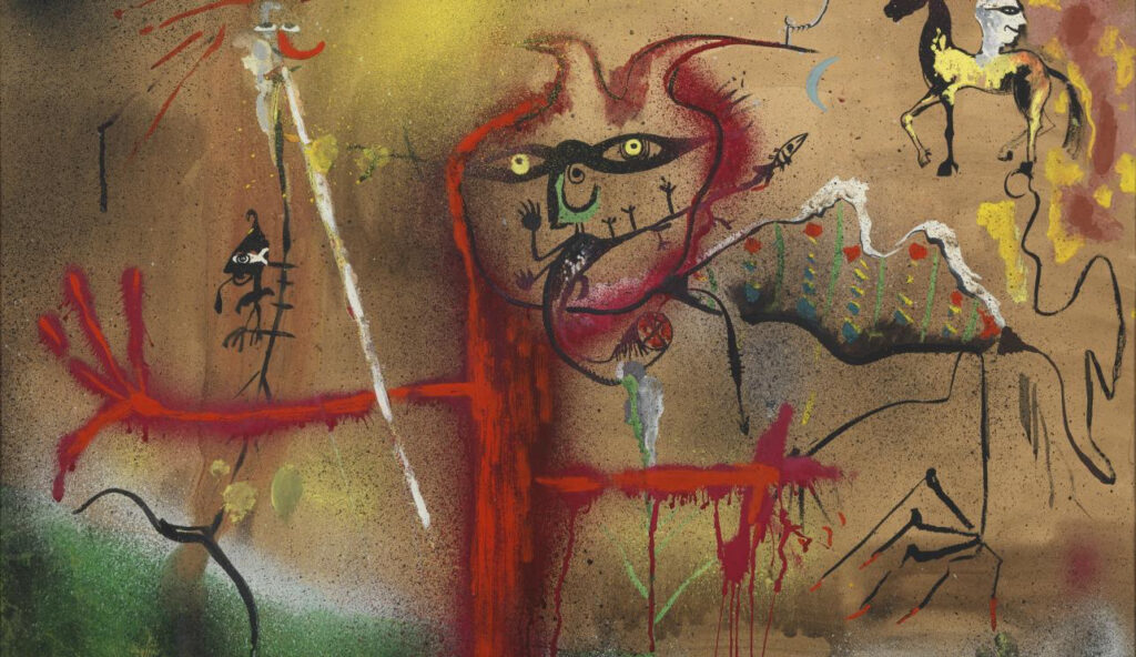 Personaje en rojo (1974) de Joan Ponç./ Foto: Fundación 'la Caixa'