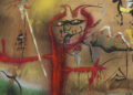 Personaje en rojo (1974) de Joan Ponç./ Foto: Fundación 'la Caixa'