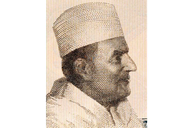 Pencil portrait of Mohamed V, grandfather of the current King of Morocco. / Image: GeorgiosArt / iStock